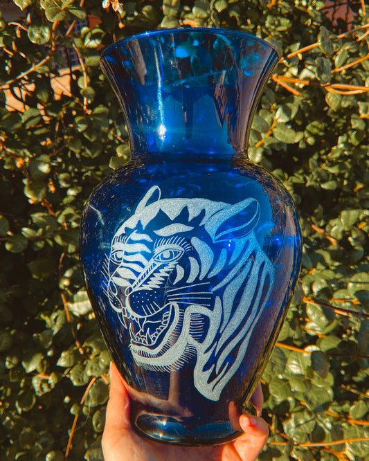 Bert Grimm Tiger Vase