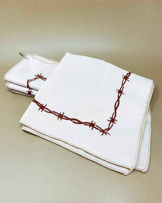 Barbed Wire Cloth Napkin Set